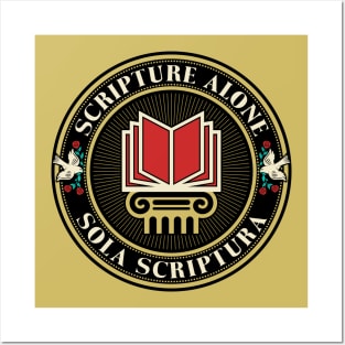 Scripture alone Posters and Art